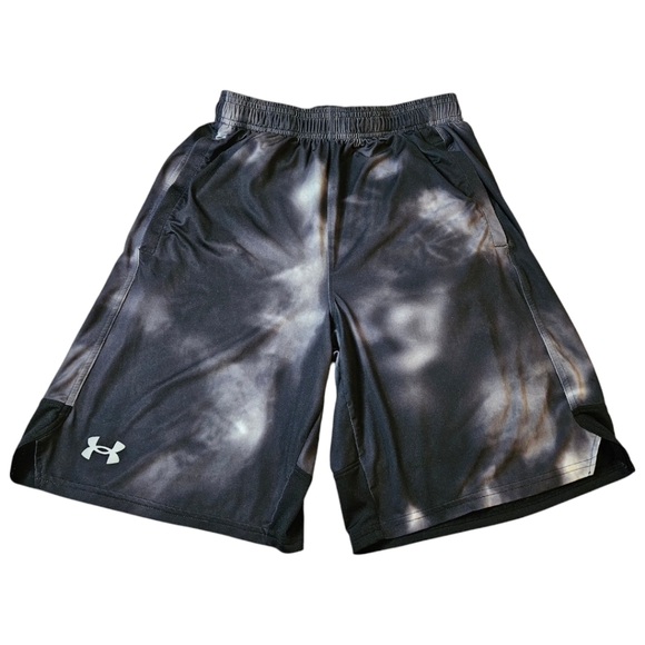 Mens Under Armour Stretch Train Shorts Loose Fit Sz S Black 1369989 - Picture 1 of 9